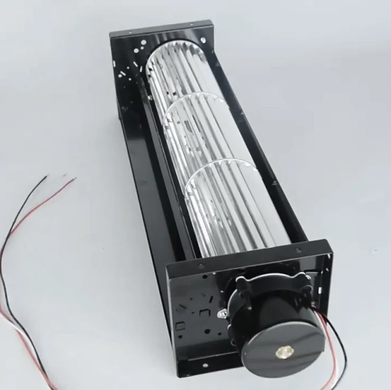 Ventilador de flujo cruzado de 12V 24V CC con control de velocidad PWM 0~10V para el calor del piso HVAC