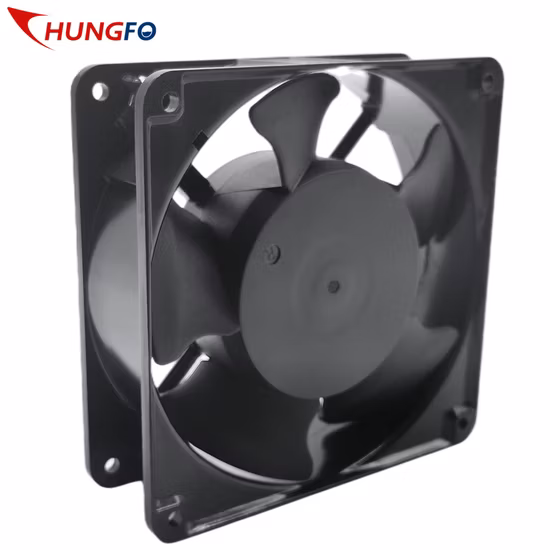 Ventilador axial de aluminio sin cepillo eléctrico de la CA del congelador de la vivienda 120X120X38m m